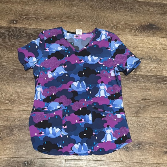Disney Tops - Disney scrub top Eeyore small